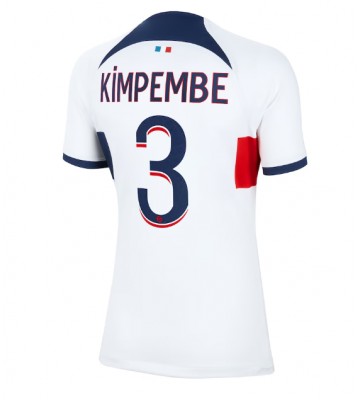 Paris Saint-Germain Presnel Kimpembe #3 Replika Udebanetrøje Dame 2023-24 Kortærmet